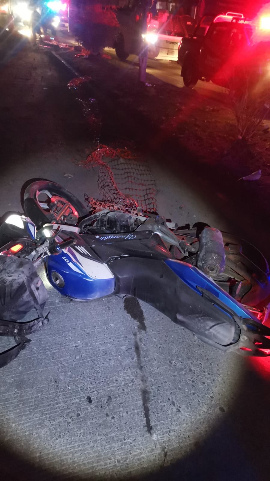 Motociclistas sufrieron terrible accidente en la avenida México Vive